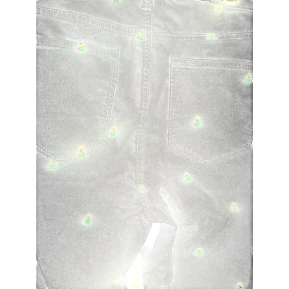 Velvet Talbot's Christmas Pants 18WP Black Straight Leg Tree Embroidery Holiday - Picture 5 of 6